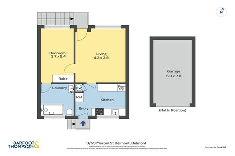 Photo of property in 3/53 Merani Street, Belmont, Auckland, 0622