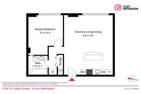 Photo of property in Hannahs Warehouse, 18/13 Leeds Street, Te Aro, Wellington, 6011