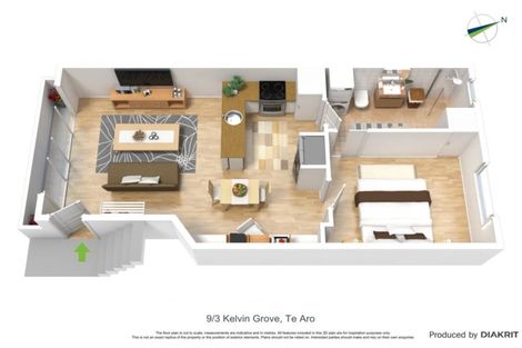 Photo of property in 9/3 Kelvin Grove, Te Aro, Wellington, 6011