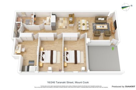 Photo of property in 16/246 Taranaki Street, Mount Cook, Wellington, 6011