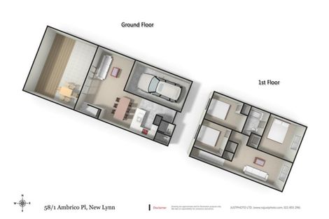 Photo of property in Tuscany Towers, 58/1 Ambrico Place, New Lynn, Auckland, 0600