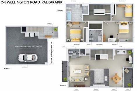 Photo of property in Te Kakariki Apartments, 2/2 Wellington Road, Paekakariki, 5034
