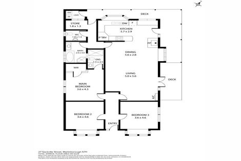Photo of property in 27 Sackville Street, Martinborough, 5711