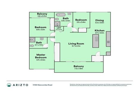 Photo of property in 7/130 Stancombe Road, Flat Bush, Auckland, 2016