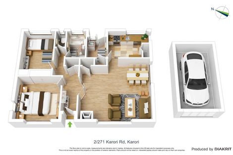 Photo of property in 2/271 Karori Road, Karori, Wellington, 6012