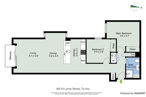 Photo of property in Republic Apartments, 4d/10 Lorne Street, Te Aro, Wellington, 6011