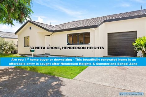 Photo of property in 9/17 Neta Grove, Henderson, Auckland, 0612
