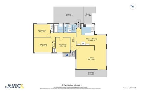 Photo of property in 3 Dell Way, Bucklands Beach, Auckland, 2014