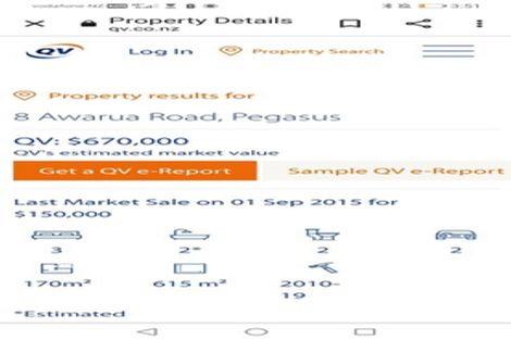 Photo of property in 8 Awarua Road, Pegasus, 7612