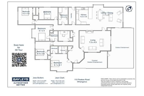 Photo of property in 110 Peakes Road, Springvale, Whanganui, 4501