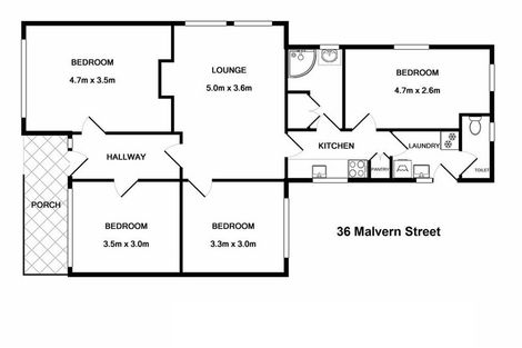 Photo of property in 36 Malvern Street, Woodhaugh, Dunedin, 9010