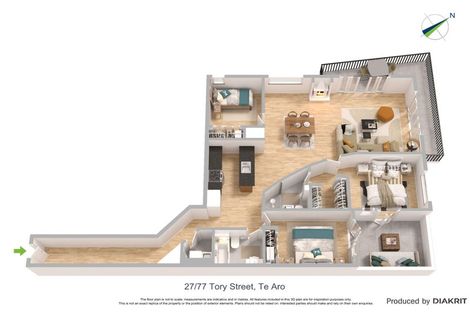 Photo of property in Galleria Apartments, 27/77 Tory Street, Te Aro, Wellington, 6011