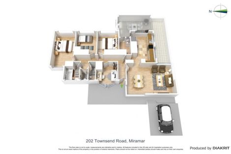 Photo of property in 202 Townsend Road, Miramar, Wellington, 6022