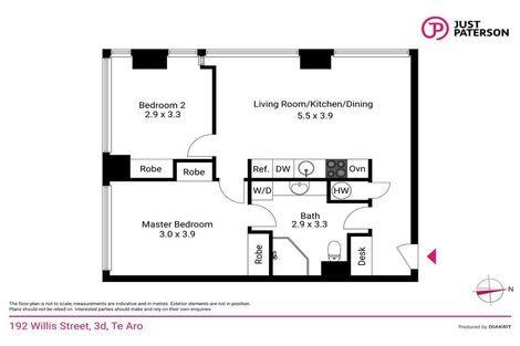 Photo of property in St Peters Apartments, 3d/192 Willis Street, Te Aro, Wellington, 6011