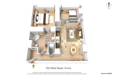 Photo of property in St Peters Apartments, 7d/192 Willis Street, Te Aro, Wellington, 6011