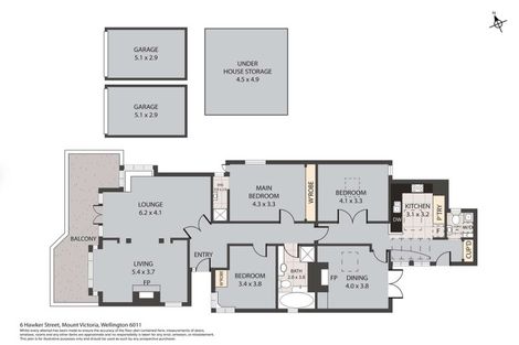 Photo of property in 6 Hawker Street, Mount Victoria, Wellington, 6011