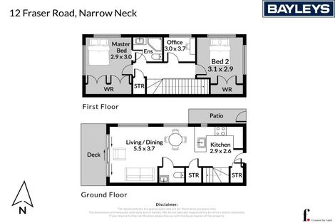 Photo of property in 5/12 Fraser Road, Narrow Neck, Auckland, 0624