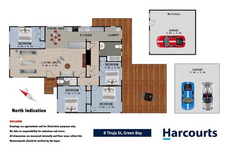 Photo of property in 8 Thuja Street, Green Bay, Auckland, 0604