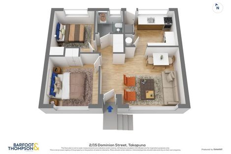 Photo of property in 2/15 Dominion Street, Takapuna, Auckland, 0622