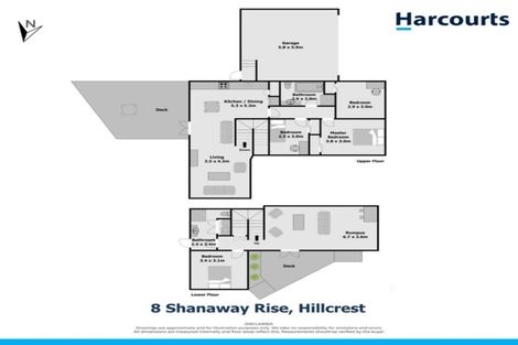 Photo of property in 8 Shanaway Rise, Hillcrest, Auckland, 0627