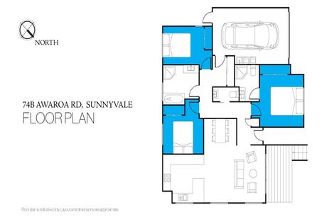 Photo of property in 74b Awaroa Road, Sunnyvale, Auckland, 0612