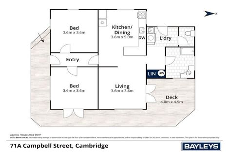 Photo of property in 71a Campbell Street, Leamington, Cambridge, 3432