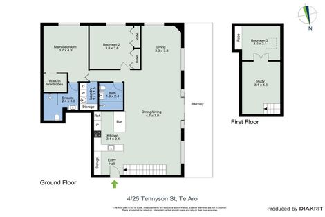 Photo of property in Tennyson Apartments, 4/25 Tennyson Street, Te Aro, Wellington, 6011