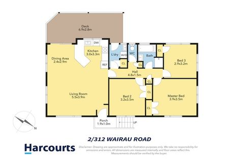 Photo of property in 2/312 Wairau Road, Glenfield, Auckland, 0629