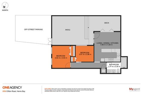 Photo of property in 2/34 Clifton Road, Herne Bay, Auckland, 1011