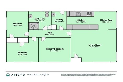 Photo of property in 14 Waiau Crescent, Kingswell, Invercargill, 9812