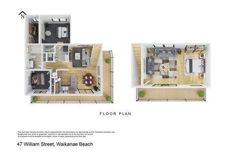 Photo of property in 47 William Street, Waikanae Beach, Waikanae, 5036