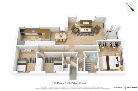 Photo of property in 113 Percy Dyett Drive, Karori, Wellington, 6012