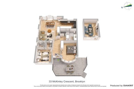 Photo of property in 33 Mckinley Crescent, Brooklyn, Wellington, 6021