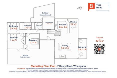 Photo of property in 7 D'arcy Road, Bastia Hill, Whanganui, 4500