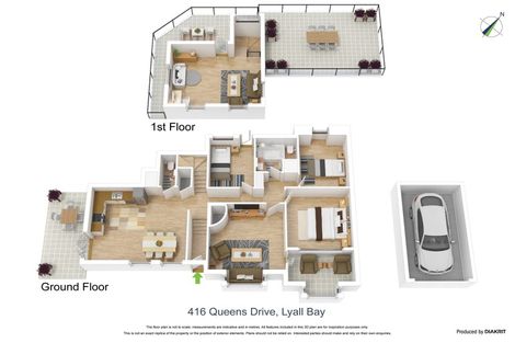 Photo of property in 416 Queens Drive, Lyall Bay, Wellington, 6022