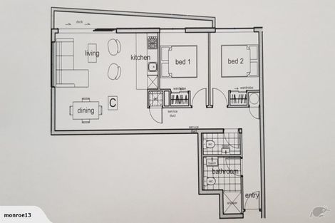 Photo of property in Alpha Apartments, 503/4 Elizabeth Street, Mount Victoria, Wellington, 6011