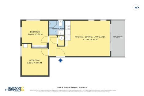 Photo of property in 6/8 Baird Street, Howick, Auckland, 2014