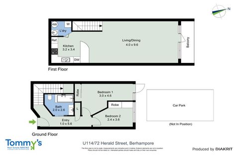 Photo of property in Luxford Villas, 114/72 Herald Street, Berhampore, Wellington, 6023