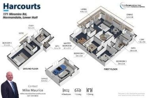 Photo of property in 171 Miromiro Road, Normandale, Lower Hutt, 5010