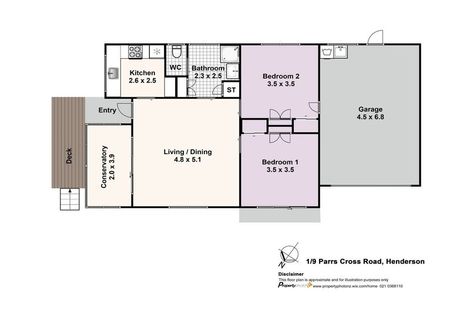 Photo of property in 1/9 Parrs Cross Road, Henderson, Auckland, 0612