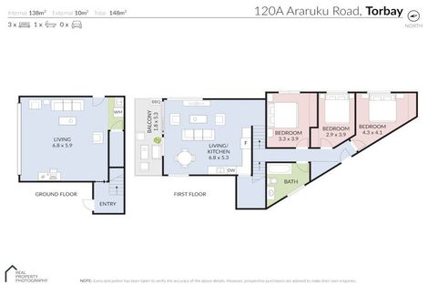 Photo of property in 120a Awaruku Road, Torbay, Auckland, 0630