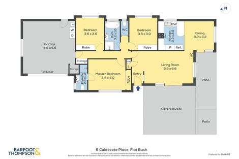 Photo of property in 6 Caldecote Place, Flat Bush, Auckland, 2019