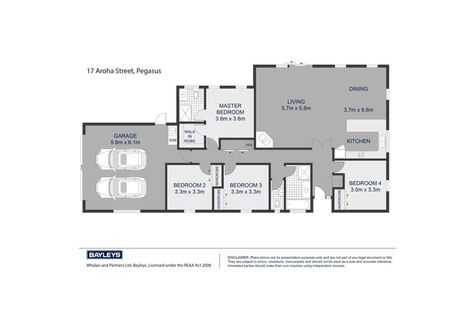 Photo of property in 17 Aroha Street, Pegasus, 7612