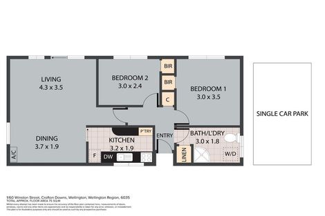 Photo of property in 1/60 Winston Street, Crofton Downs, Wellington, 6035