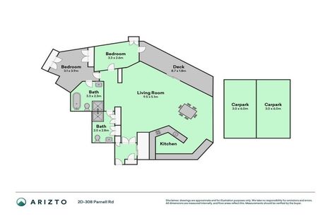 Photo of property in 2d/308 Parnell Road, Parnell, Auckland, 1052