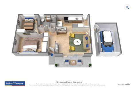 Photo of property in 1b Leeson Place, Mangere, Auckland, 2022