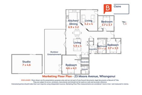 Photo of property in 23 Moore Avenue, Tawhero, Whanganui, 4501