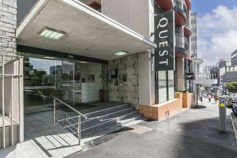 Photo of property in Terrace Garden Apartments, 1a/120 The Terrace, Wellington Central, Wellington, 6011