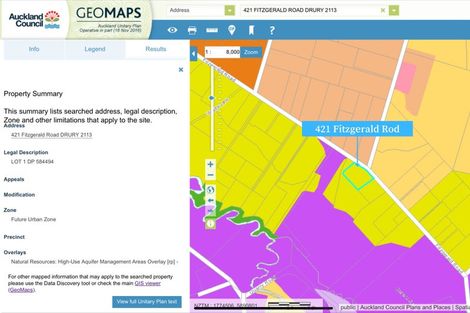 Photo of property in 421 Fitzgerald Road, Drury, 2577