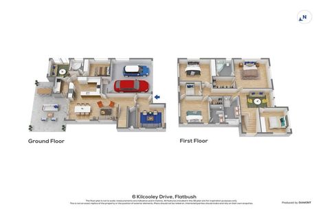 Photo of property in 6 Kilcooley Road, Flat Bush, Auckland, 2019